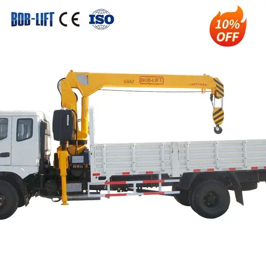 Cần cẩu xe tải 5 tấn có cần thẳng lắp đặt sẵn với dịch vụ tốt