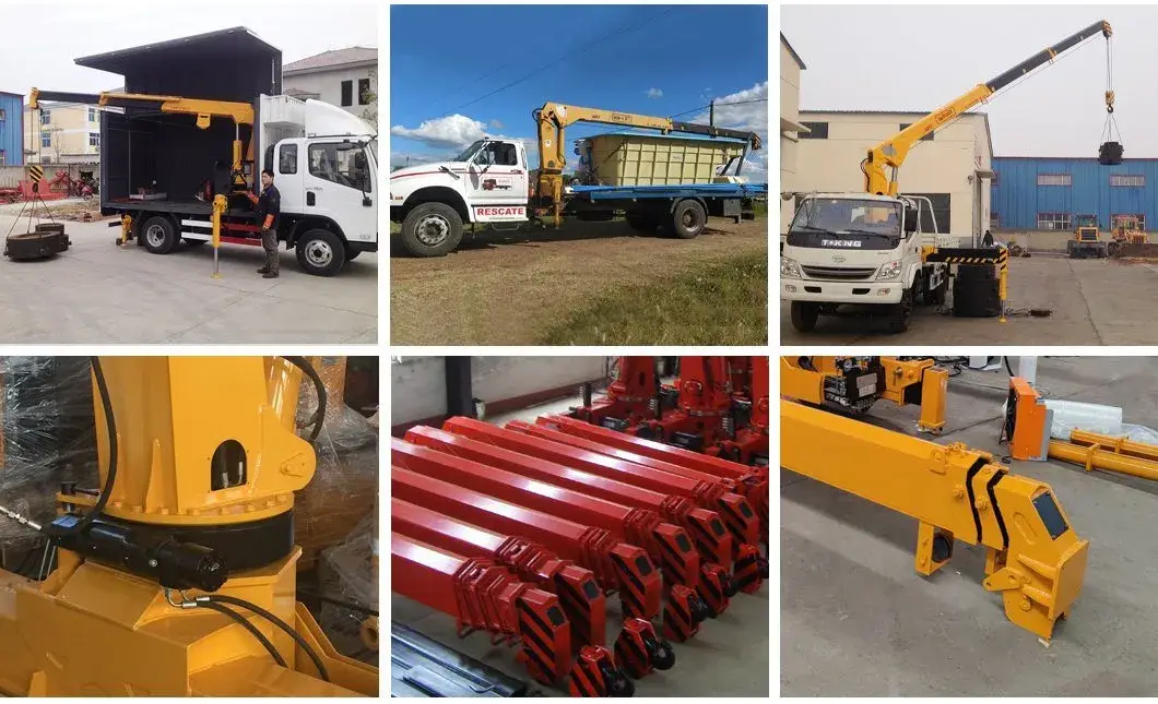 Cần cẩu xe tải 5 tấn có cần thẳng lắp đặt sẵn với dịch vụ tốt hình ảnh 13-description