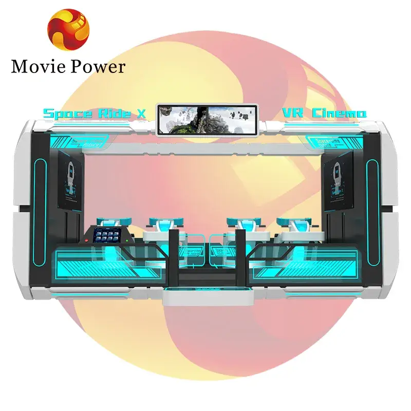 Trải Nghiệm Phim Sức Mạnh 4 Ghế Xe Rạp Bay 9D Máy Chơi Game VR