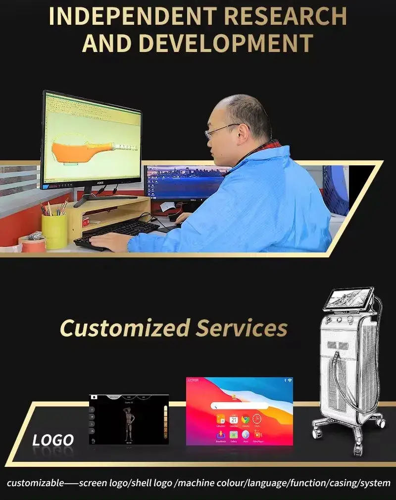 Thiết bị làm đẹp chuyên triệt lông, xóa hình xăm và trẻ hóa da với công nghệ laser diode đa chức năng IPL ND YAG hình ảnh 28-description