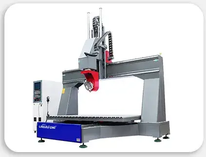 Máy Khắc Gỗ Đa Chức Năng Với Động Cơ Gear PLC và Công Nghệ 3D Mới - Máy Router Gỗ CNC 5 Trục hình ảnh 24-description