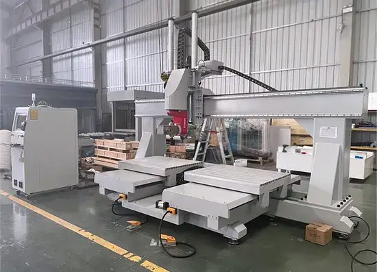 Máy Khắc Gỗ Đa Chức Năng Với Động Cơ Gear PLC và Công Nghệ 3D Mới - Máy Router Gỗ CNC 5 Trục