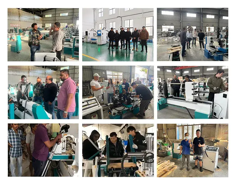 Máy Khắc Gỗ Đa Chức Năng Với Động Cơ Gear PLC và Công Nghệ 3D Mới - Máy Router Gỗ CNC 5 Trục hình ảnh 25-description