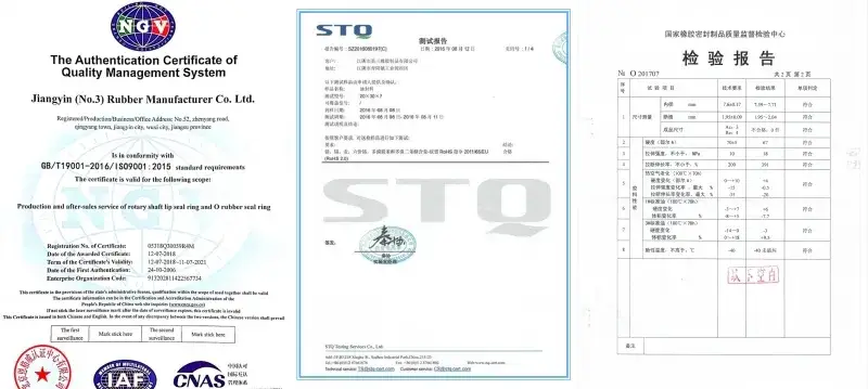 Vòng đệm dầu chất lượng cao chống mài mòn với vật liệu NBR hình ảnh 14-description