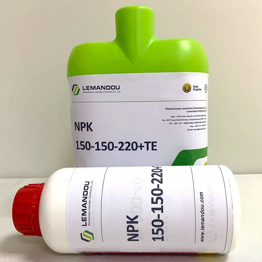 Phân bón NPK lỏng hữu cơ và vô cơ dạng huyền phù, chứa Te, phục vụ cho diện tích 60ha