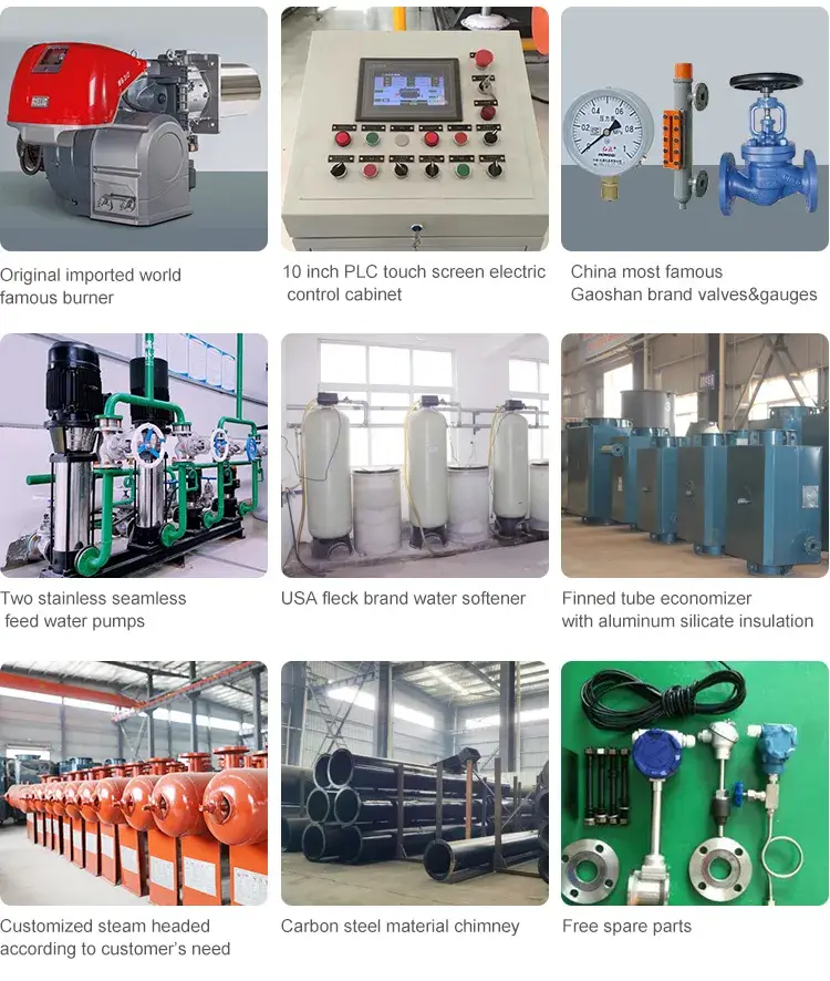 6 Tấn Nồi hơi Công nghiệp với Khí tự nhiên Dầu Diesel và Dầu hơi hình ảnh 16-description