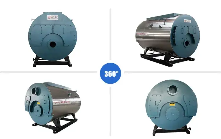 6 Tấn Nồi hơi Công nghiệp với Khí tự nhiên Dầu Diesel và Dầu hơi hình ảnh 13-description