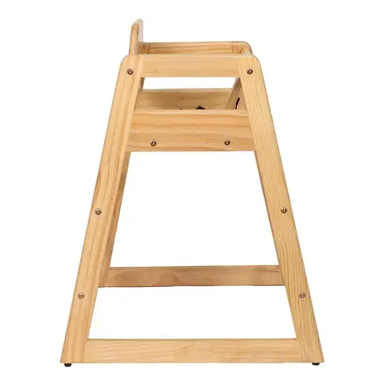 Ghế ăn cho trẻ em với thiết kế hiện đại và màu sắc tự nhiên từ chất liệu gỗ chắc chắn