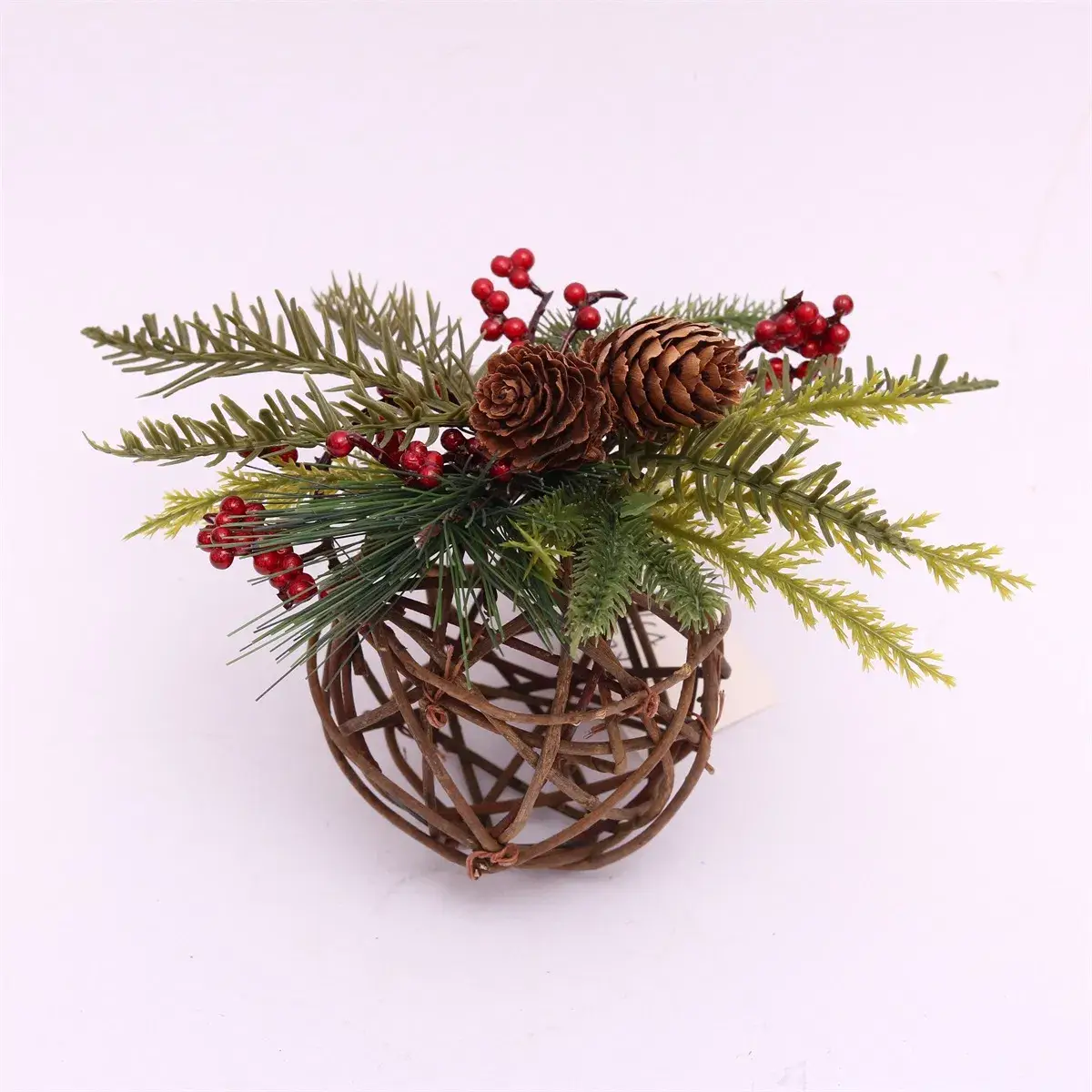 Bó hoa Giáng Sinh 30cm với trang trí mới đẹp mắt