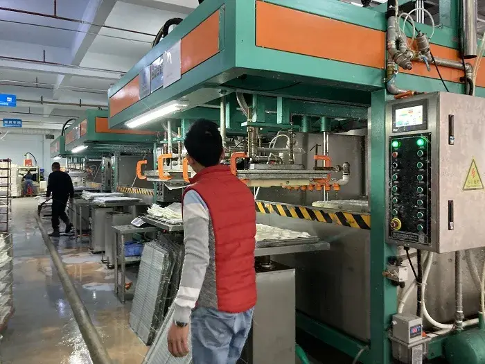 Hộp đựng sản phẩm từ chất liệu bột giấy tái chế, thân thiện với môi trường, phù hợp cho bánh, trà và rau hình ảnh 18-description