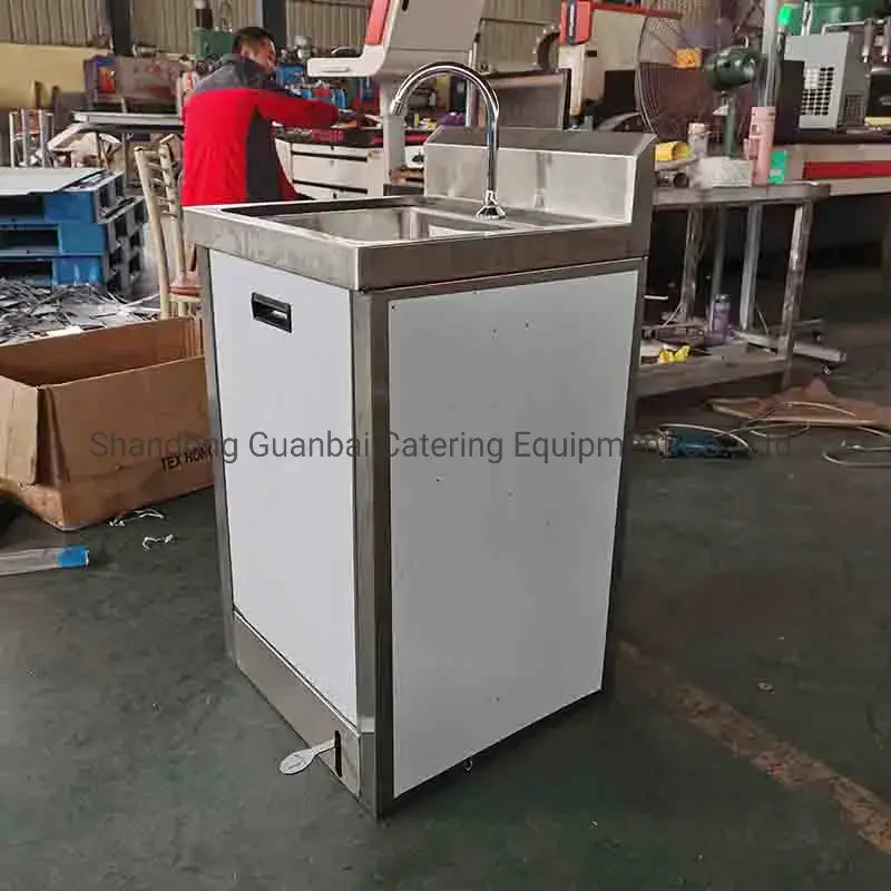 304 bồn rửa công cộng thép không gỉ với chậu rửa tay thông minh điều khiển bằng bàn đạp - Mẫu thiết kế mới hình ảnh 13-description