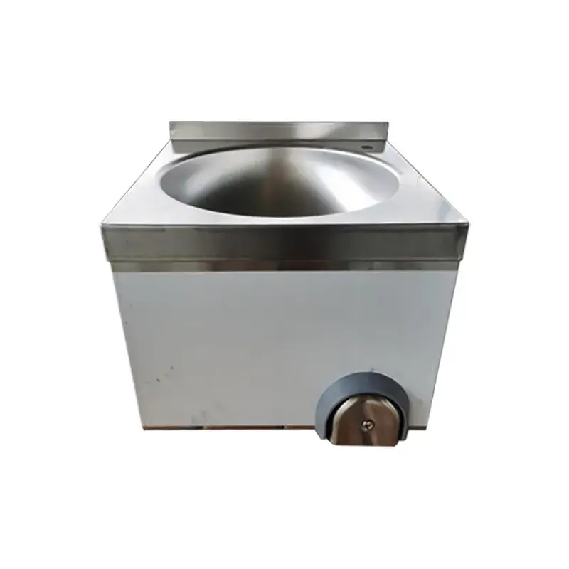 304 bồn rửa công cộng thép không gỉ với chậu rửa tay thông minh điều khiển bằng bàn đạp - Mẫu thiết kế mới