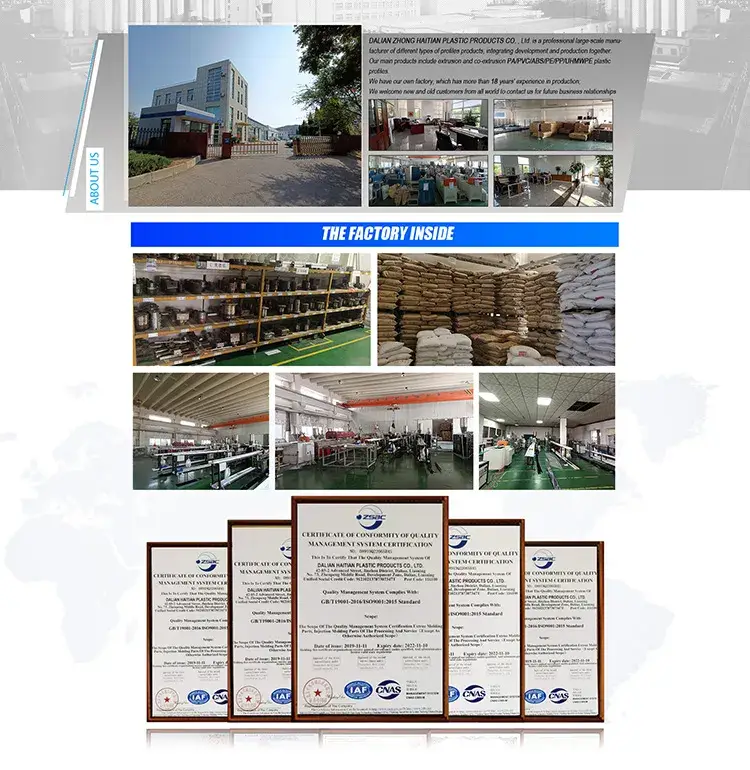 Thanh nhựa PVC ép đùn theo yêu cầu với thiết kế L và nhựa ABS ép đùn mới hình ảnh 26-description