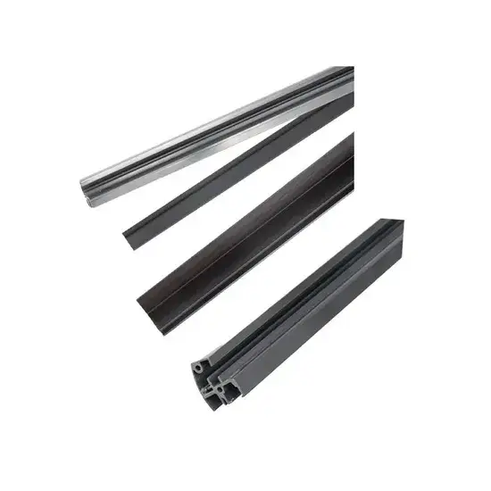 Thanh nhựa PVC ép đùn theo yêu cầu với thiết kế L và nhựa ABS ép đùn mới hình ảnh 1-description