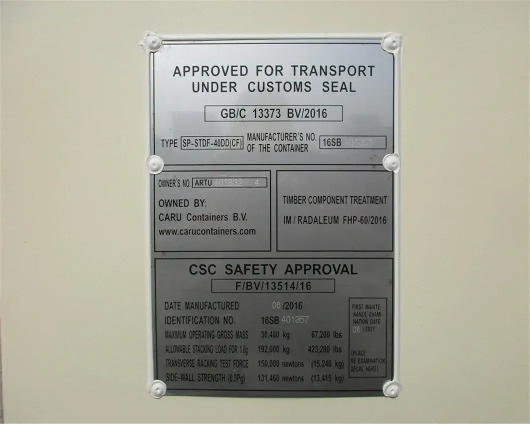 Tin tức về quy chuẩn ISO 40 mới cho container vận chuyển cửa đôi dài 2 feet hình ảnh 22-description