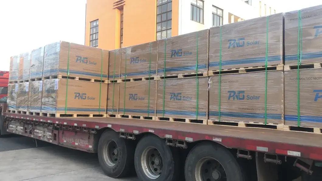 Bảng pin năng lượng mặt trời Trung Quốc với thiết kế pallet và hộp gỗ tuân theo tiêu chuẩn quốc tế ISO hình ảnh 23-description