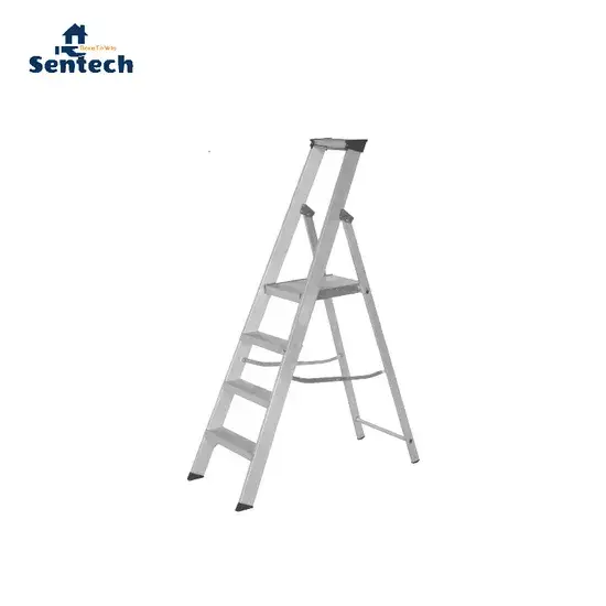 Thang nhôm gia đình 4 bước mới nhất đạt chứng nhận En131/GS hình ảnh 1-description