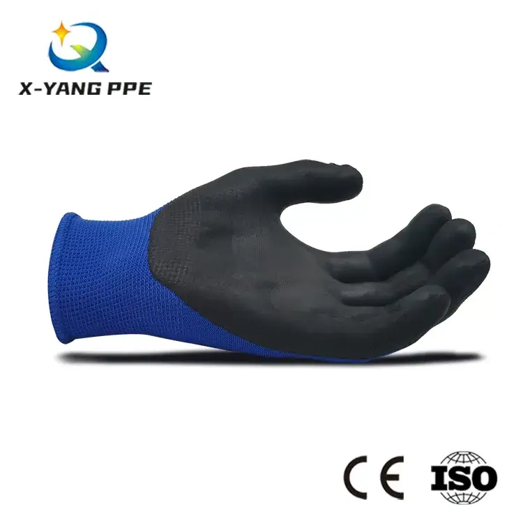Găng tay chất liệu nitrile an toàn cho công việc trong ngành công nghiệp, nông nghiệp, hóa chất và lắp ráp xe