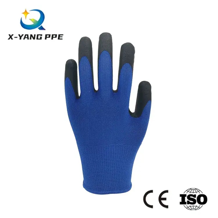 Găng tay chất liệu nitrile an toàn cho công việc trong ngành công nghiệp, nông nghiệp, hóa chất và lắp ráp xe