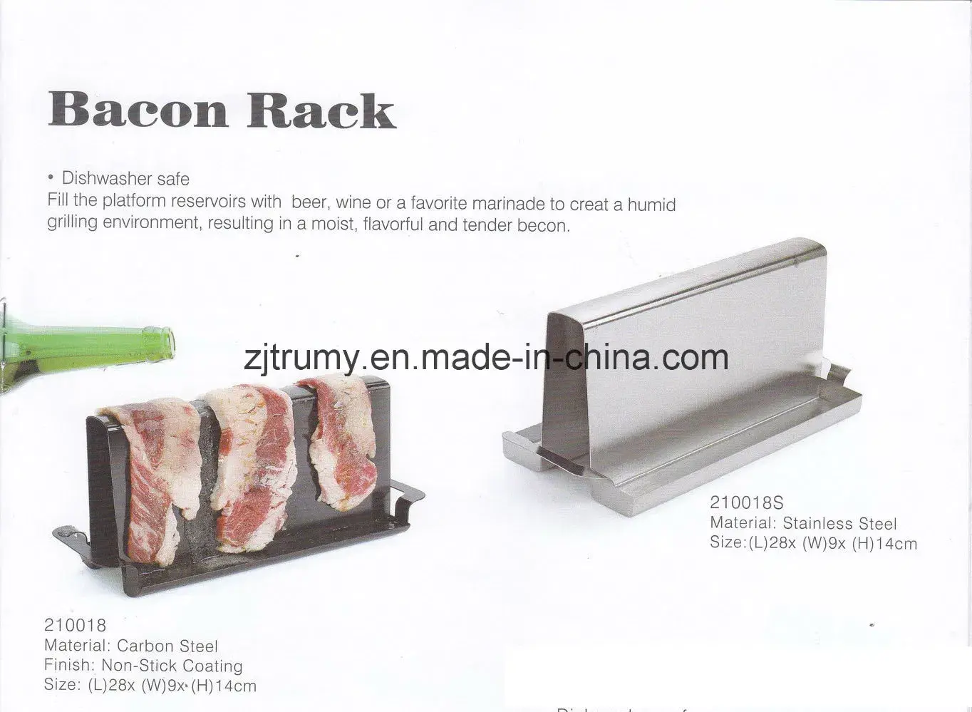 Đế giữ thịt xông khói không bám dính khi nướng