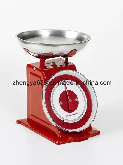 Cân Đo Đỏ Cơ Học 5kg cho Việc Đo Lường Chính Xác trong Nhà Bếp hình ảnh 1-description