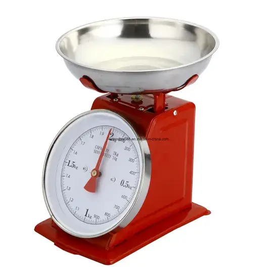 Cân Đo Đỏ Cơ Học 5kg cho Việc Đo Lường Chính Xác trong Nhà Bếp