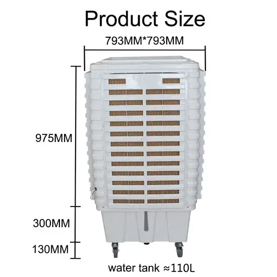 Máy tạo không khí mát bằng nước CMH Updraft Evaporative với quạt OEM 230W, 220V - Một sự lựa chọn hiệu quả cho không gian sống