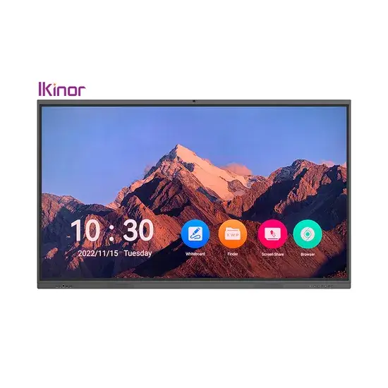 Màn hình cảm ứng đa điểm Inch CVT T982 311d2 65 75 86 98 sử dụng hệ điều hành Android 11 cho mục đích giáo dục hình ảnh 1-description