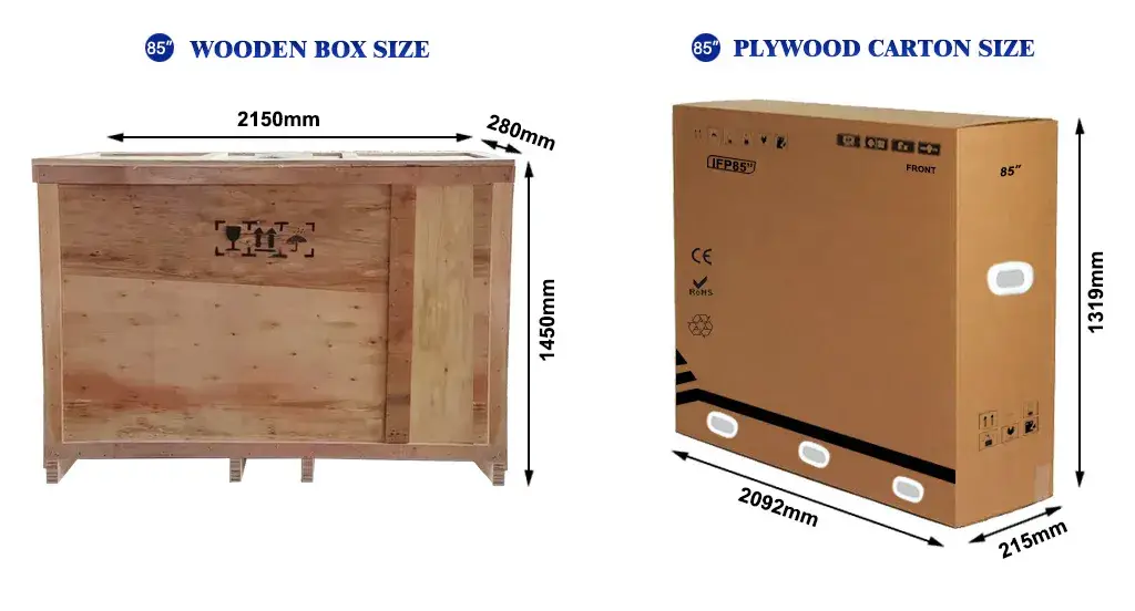 Panel LCD tương tác cảm ứng hồng ngoại 85 inch - Miboard Kiosk, hiển thị đa điểm 4K cho hội nghị và họp bảng trắng hình ảnh 18-description
