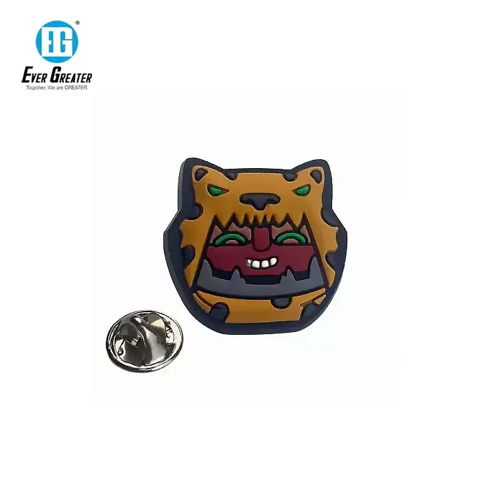 Đơn vị sản xuất OEM & ODM tạo huy hiệu cao su PVC mềm nổi với logo hoạt hình 2/3D độc đáo