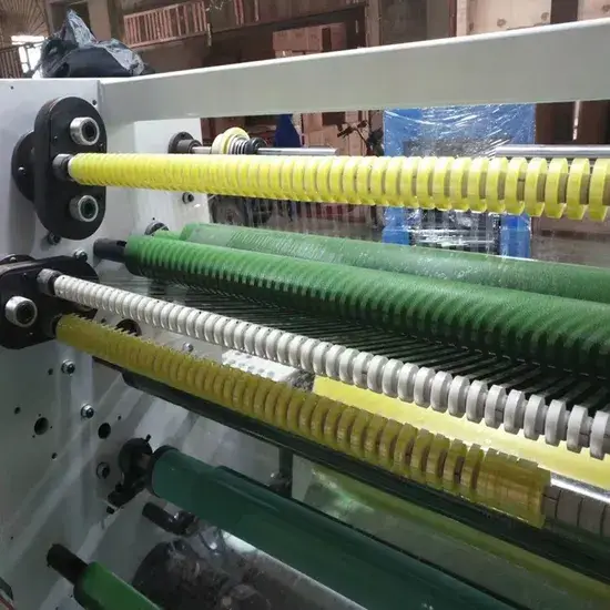 Máy tự động cắt và cuốn băng dính điện dùng cho sản phẩm OPP BOPP
