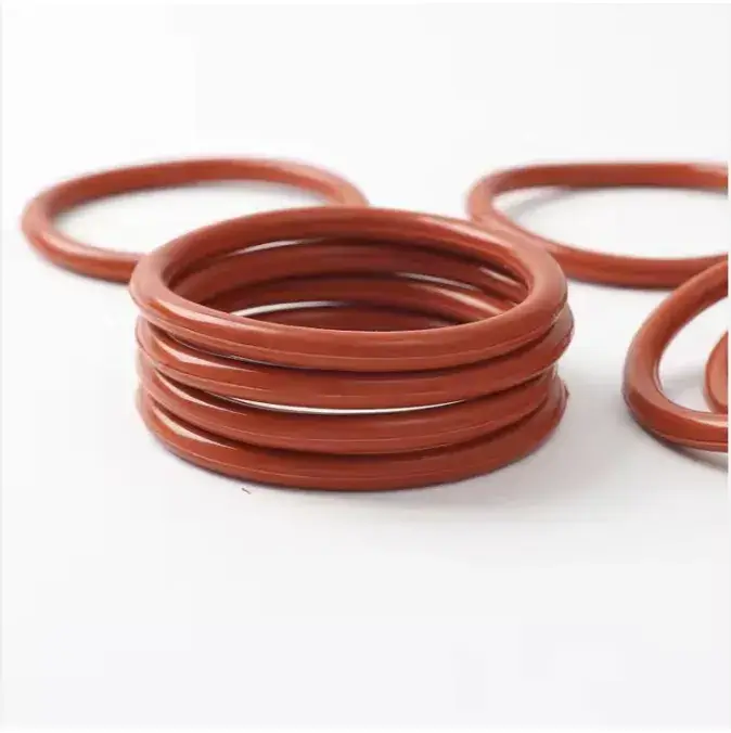 Ống đệm silicone O-Ring mạnh mẽ, độ dày 5mm, đường kính từ 15-400mm, đạt chuẩn an toàn thực phẩm