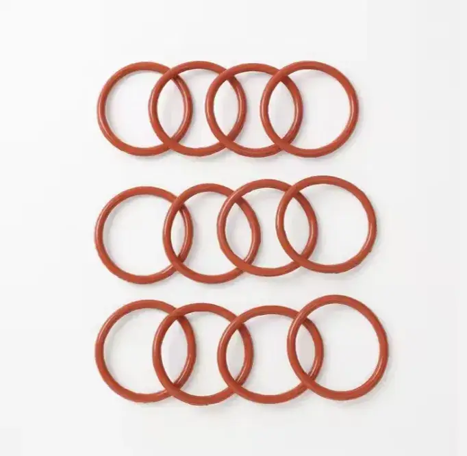 Ống đệm silicone O-Ring mạnh mẽ, độ dày 5mm, đường kính từ 15-400mm, đạt chuẩn an toàn thực phẩm
