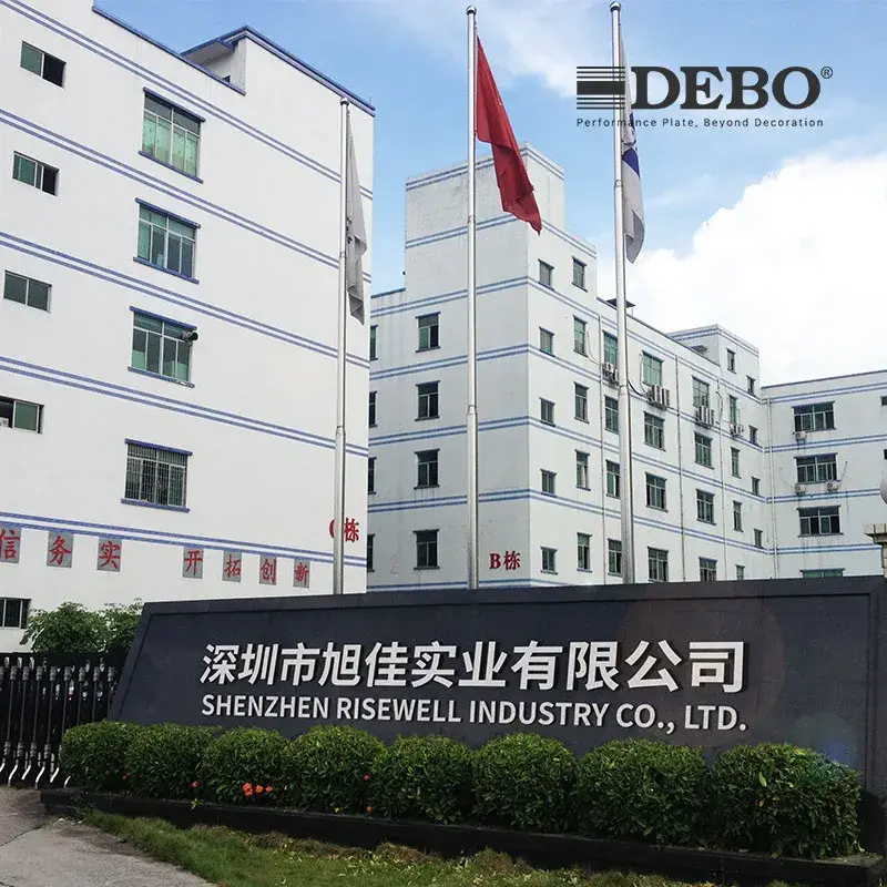Bàn Phòng Họp Debo 14mm Chất Liệu HPL Laminate Đặc Chất