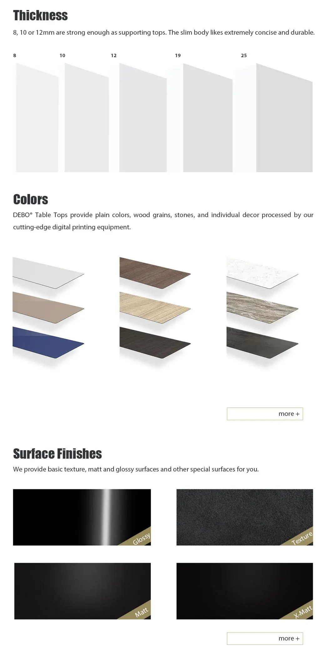 Bàn Phòng Họp Debo 14mm Chất Liệu HPL Laminate Đặc Chất hình ảnh 19-description