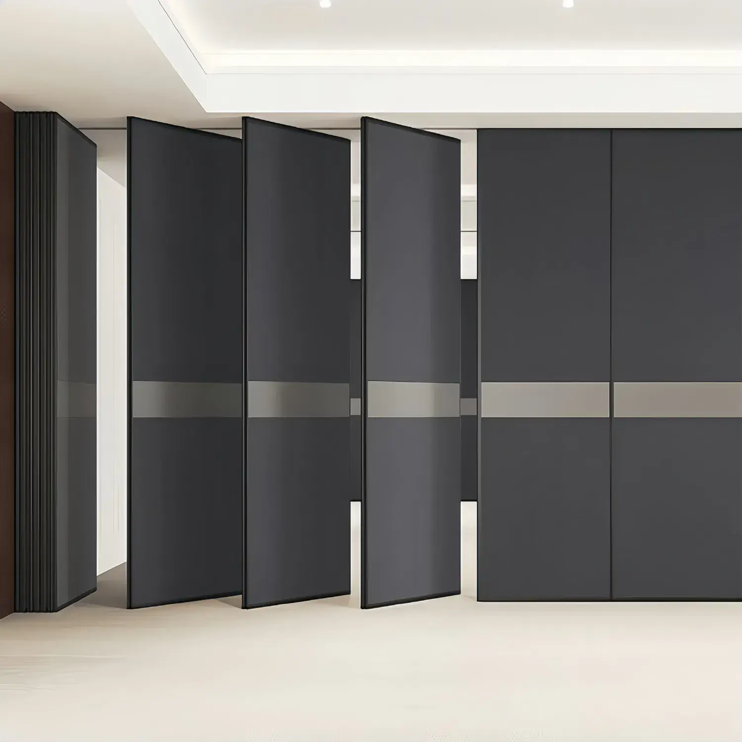 Vách ngăn văn phòng khung nhôm cửa phòng họp - Giải pháp panel cách âm và di động