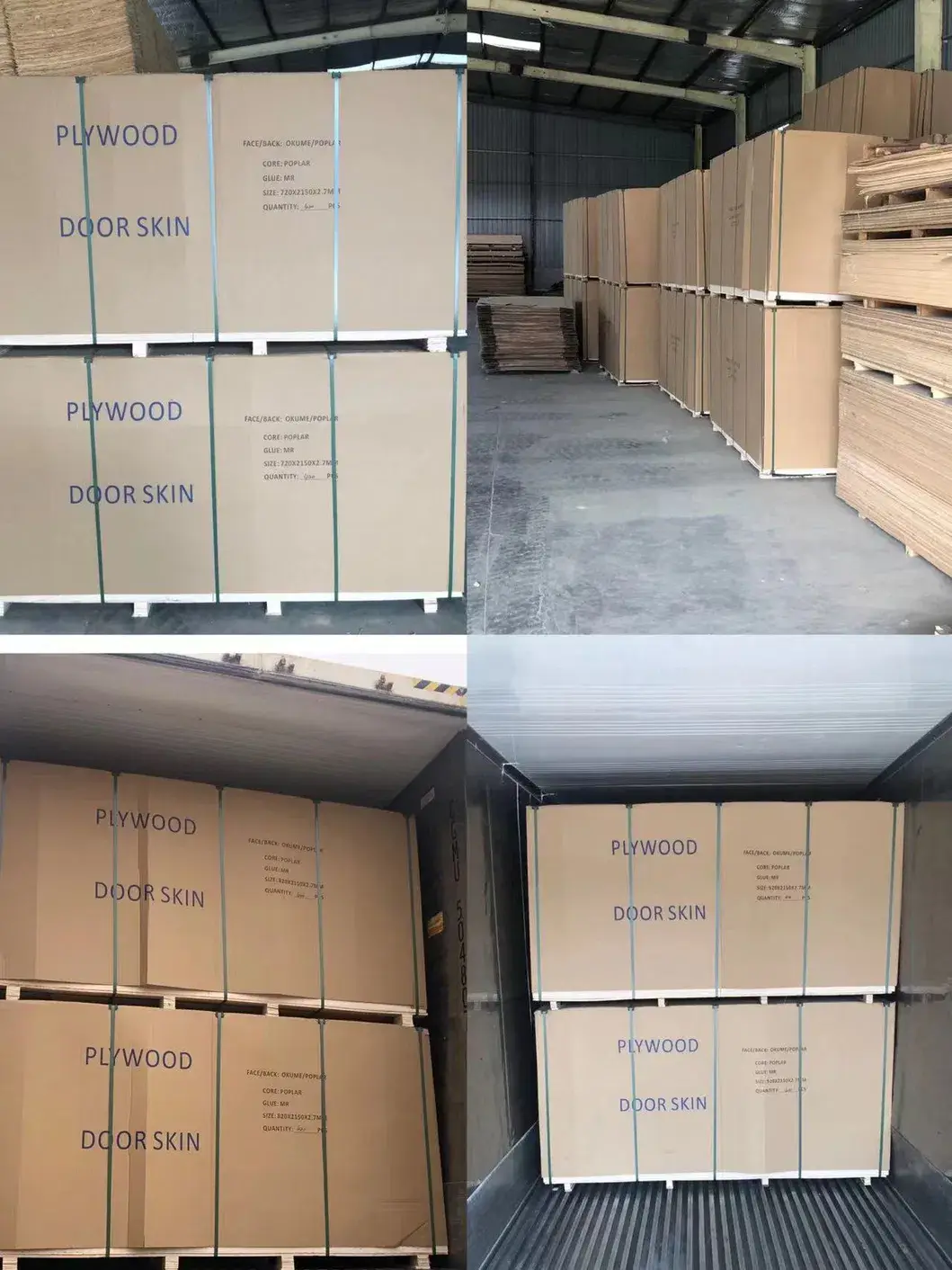 Cửa Okoume Sapele Plywood - Kích Thước 930X2150X2.4mm hình ảnh 18-description