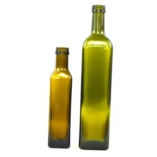 Bình thủy tinh màu xanh ô liu - Sản phẩm bao bì thực phẩm chất lượng cao hình ảnh 1-description