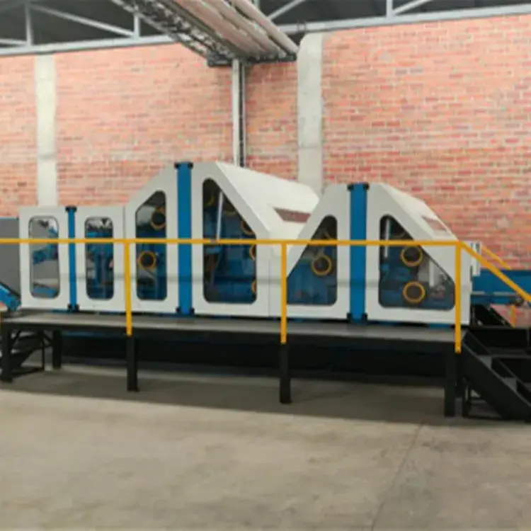 Thiết bị sản xuất địa kỹ thuật không dệt: máy mở đầu, máy mở trước và máy chính