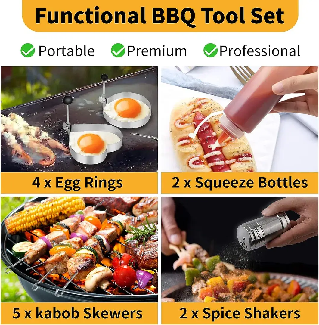 Phụ kiện nấu ăn ngoại trời: Bộ dụng cụ hoàn hảo cho việc nướng BBQ hình ảnh 19-description