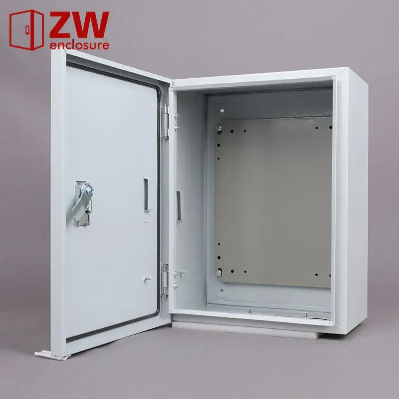 Hộp kim loại với bản lề và thiết kế lỗ cắt tùy chỉnh dành cho sử dụng ngoài trời
