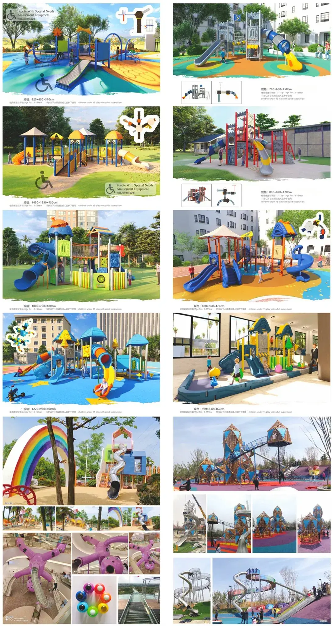 Thiết bị chơi ngoài trời lớn bằng thép không gỉ hình đĩa bay - Sản phẩm cho sân chơi cộng đồng hình ảnh 14-description