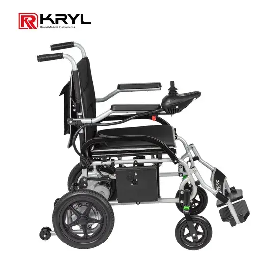 Xe lăn điện chất lượng, thiết kế đệm thở, di chuyển nhẹ nhàng ngoài trời trên đường Moost