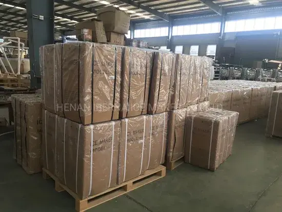 Máy làm đá hình khối 40kgs phù hợp sử dụng cho nhà hàng và cửa hàng ngoài trời