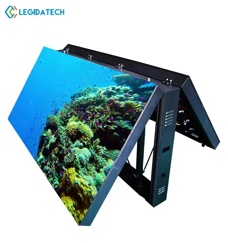 Màn hình LED ngoài trời đa dạng kích thước và độ sáng, công nghệ truy cập phía trước và phía sau