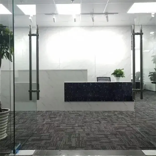 Gạch thảm PP phù hợp cho không gian văn phòng, hội nghị, trung tâm thương mại và sân vận động trong nhà