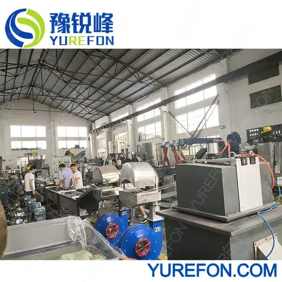 Dây chuyền tái chế phế liệu chai nhựa PP PE: Thiết bị sản xuất hạt nhựa chất lượng cao