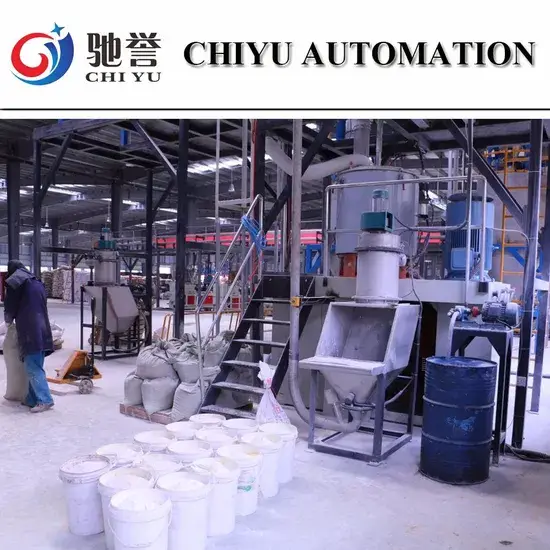 Hệ thống tự động cung cấp, cân, pha trộn, định lượng và vận chuyển hợp chất PVC