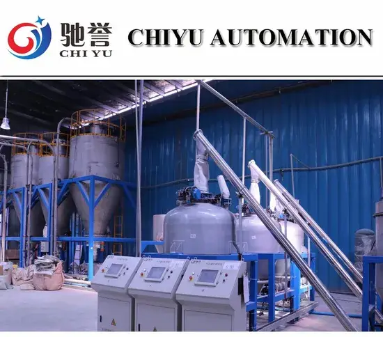 Hệ thống tự động cung cấp, cân, pha trộn, định lượng và vận chuyển hợp chất PVC