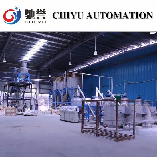 Hệ thống tự động cung cấp, cân, pha trộn, định lượng và vận chuyển hợp chất PVC